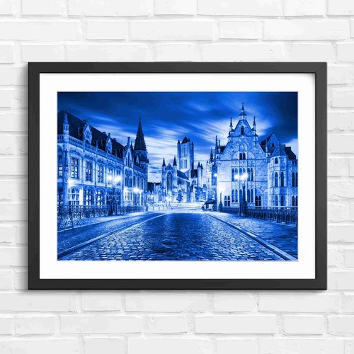 Medieval european city lights - medieval,