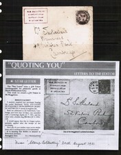 1900 GB/Germany Antractic/Zeppelin Crash Mystery Cover Bogus Cachet