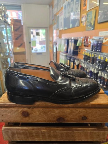 Barker tasselled black - black, leather