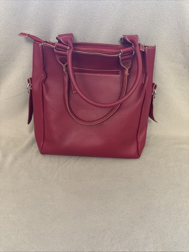 Tignanello leather handbag red - tignanello,