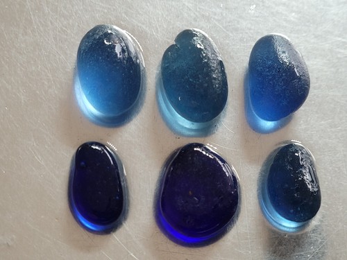 Sea glass oval - 6,