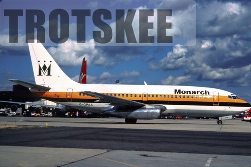 35mm slide monarch airlines - 35mm,