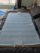 Subbuteo Pegasus Stripped Rubber back Brand New Never Used Blue Astropitch