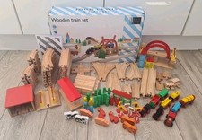John Lewis Wooden Train Set