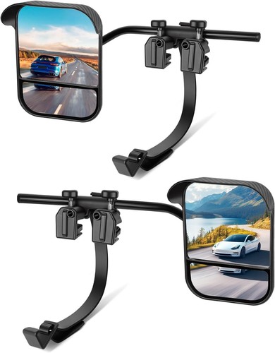 Caravan mirrors for car - caravan, clip