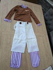 Oompa Loompa Fancy Dress World Book Day Charlie The Chocolate Factory M Age 5-7