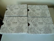 Clarks 4 x Empty Shoe Box
