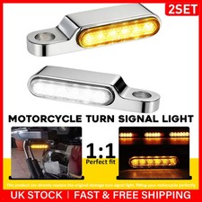 4PCS 8mm Chrome Sequential LED