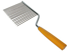 Vtg MCM Yellow Bakelite Handle