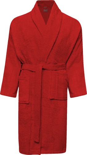 100 cotton terry toweling - toweling, red