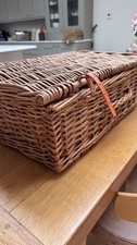 Vintage Wicker Picnic Basket
