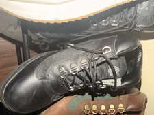 Timberland Black Leather Mesh
