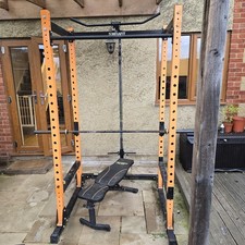 Mirafit M200 Power Rack with Pulley System & Weight Set