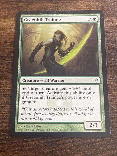 Greenhilt trainee 112 - greenhilt, 112/175