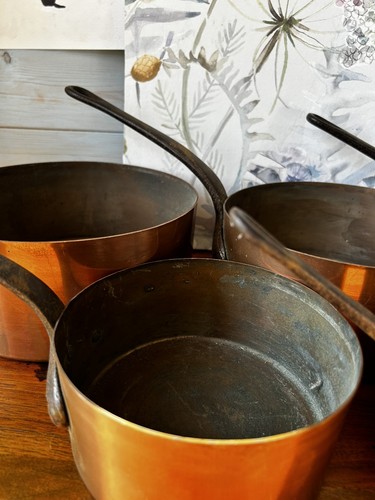 Set copper pans from - copper,