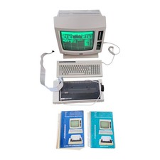 Vintage Amstrad PCW8258 Word Processor Computer – Working Manuals & System Disk