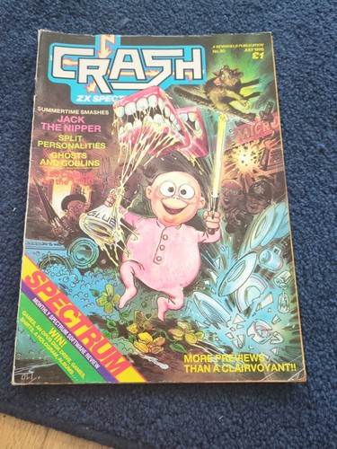 Crash magazine issue july - magazine, 30
