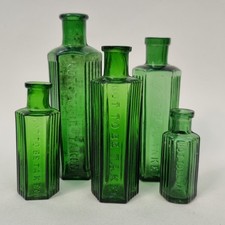 Antique poison bottles 5 - poison, x