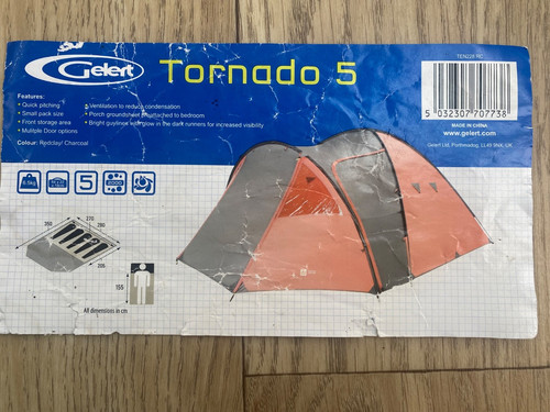 Gelert tornado tent - gelert, (5