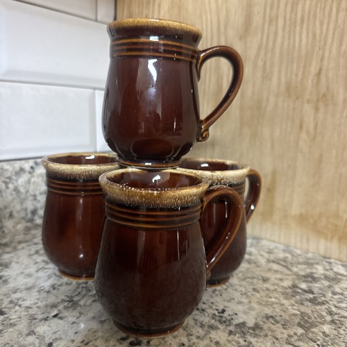 Set hull pottery brown - set,
