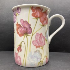 Price & Kensington Red Sweet Pea Flowers Fine Bone China Mug