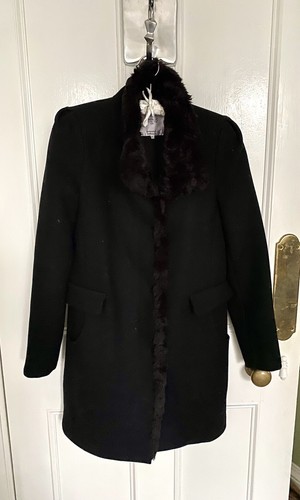 Zara trafaluc blk wool - zara,
