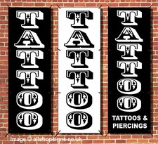 TATTOO STUDIO SIGN BANNER