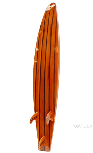 Cedar wooden surfboard - surfboard, 9'