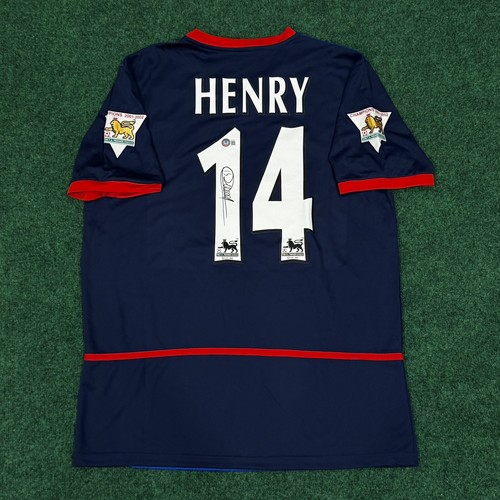 Thierry henry signed arsenal - thierry,