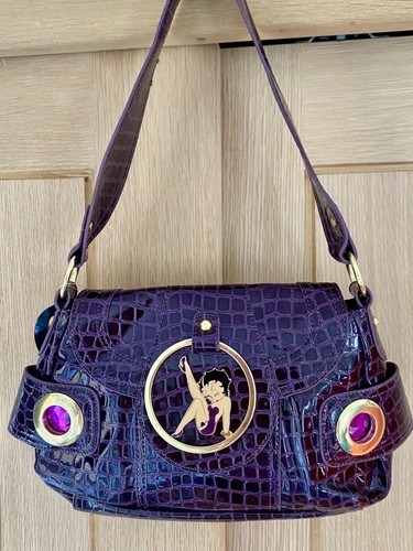 Betty boop purple faux - boop,