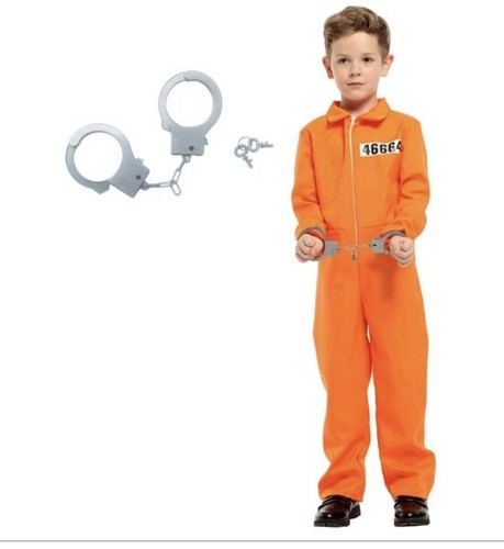 Kids orange prisoner - kids, inmate