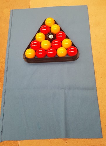 Pool table racking - pool, cloth