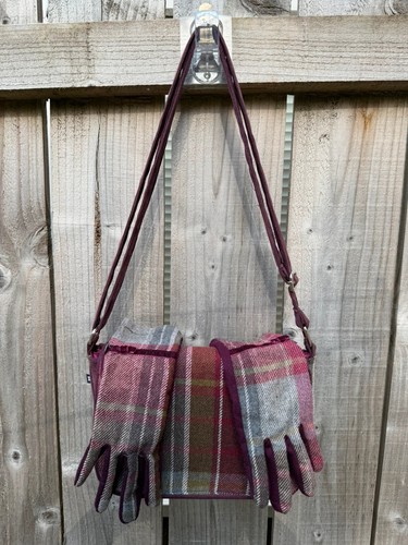 Vintage tartan shoulder bag - shoulder, &