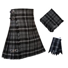 Scottish Hamilton Grey Tartan