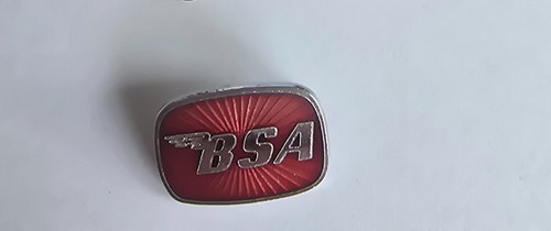Vintage bsa motorcycle enamel - vintage,