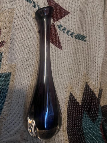 Purple aubergine tall glass - purple,