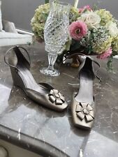 NINE WEST Leather Peep Toe