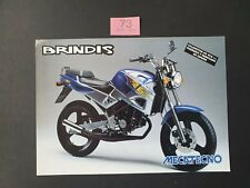 MECATECNO BRINDIS MOTORCYCE BROCHURE DOUBLE SIDED SPEC TO REAR SPANISH