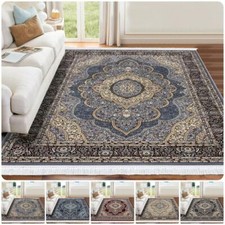 New Traditional Vintage Large Area Rugs Living Room Bedroom Carpet Rug Floor Mat