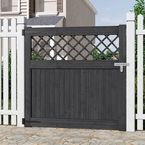 Privacy wooden door garden - wooden,