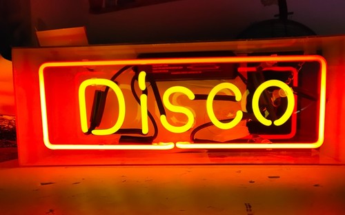Disco neon sign - disco, 14"x5"