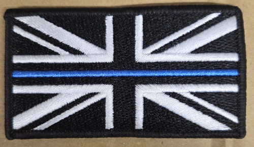 Union jack badge thin - union, blue
