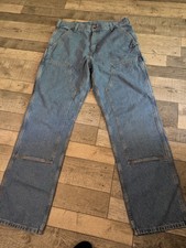 Vintage Carhartt Blue carpenter jeans 32/32loose Fit Mens