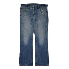 LEVIS 527 Jeans Slim Boot Cut Fit Blue Denim Trousers Mens Premium Stretch W34