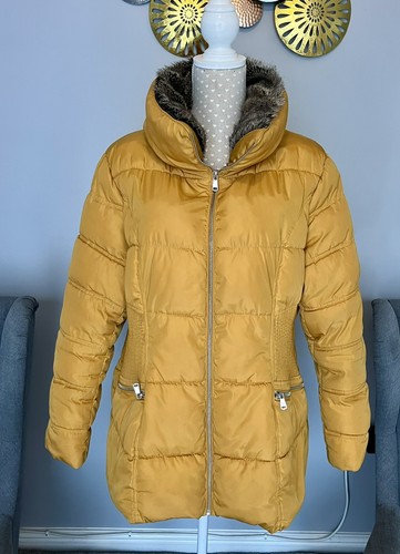 Women mustard puffer - mustard,