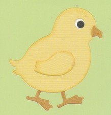 QuicKutz Easter Chick Card