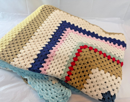 Vintage crochet blanket - vintage, giant