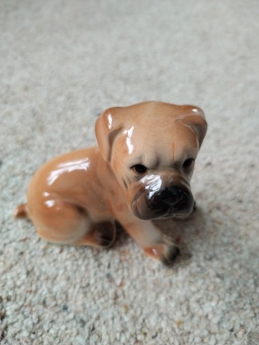 Vintage ceramic boxer - vintage,