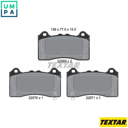 Brake pad set disc - brake,