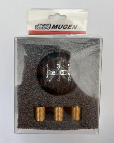 Carbon fiber mugen gear knob - carbon,